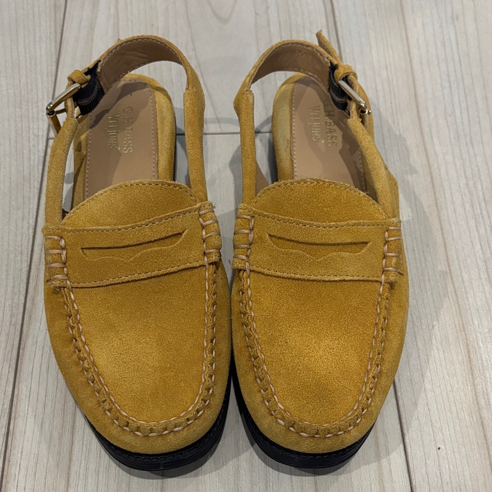 G.H. Bass & Co. Mustard Yellow Women's Loafers